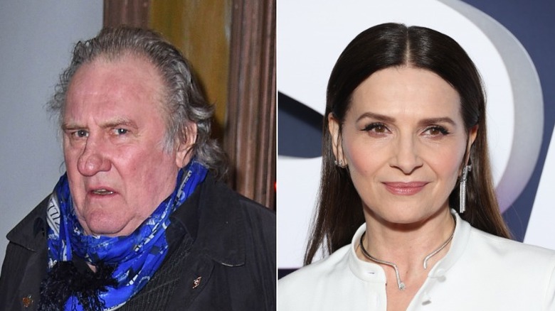 Gerard Depardieu and Juliette Binchoe split