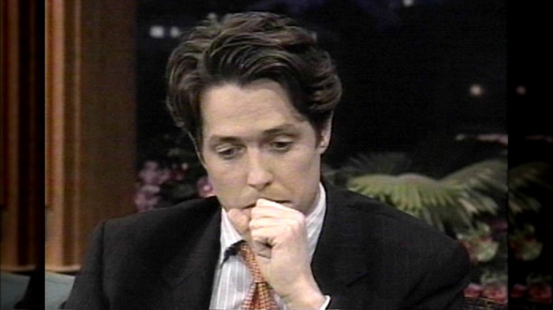 Hugh Grant frowning 