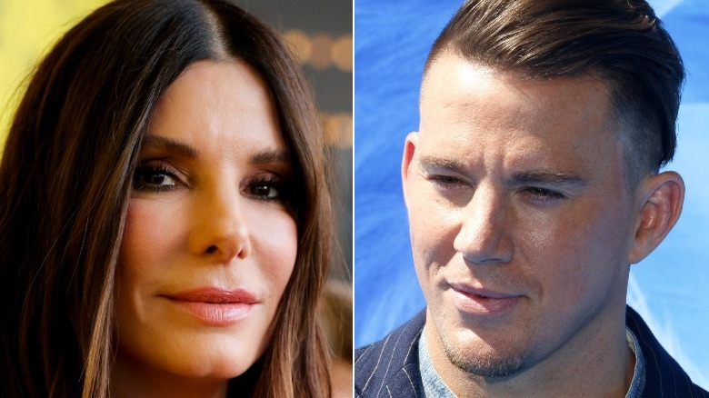 sandra bullock and channing tatum on red carpets