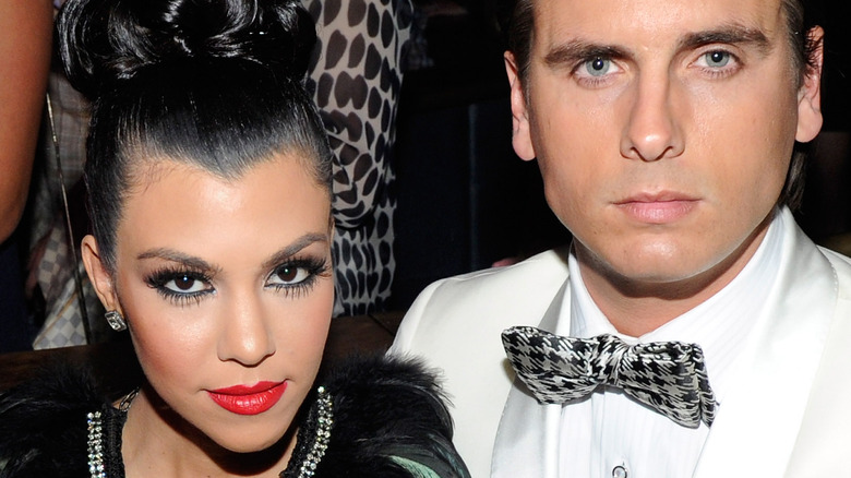 Kourtney Kardashian with Scott Disick