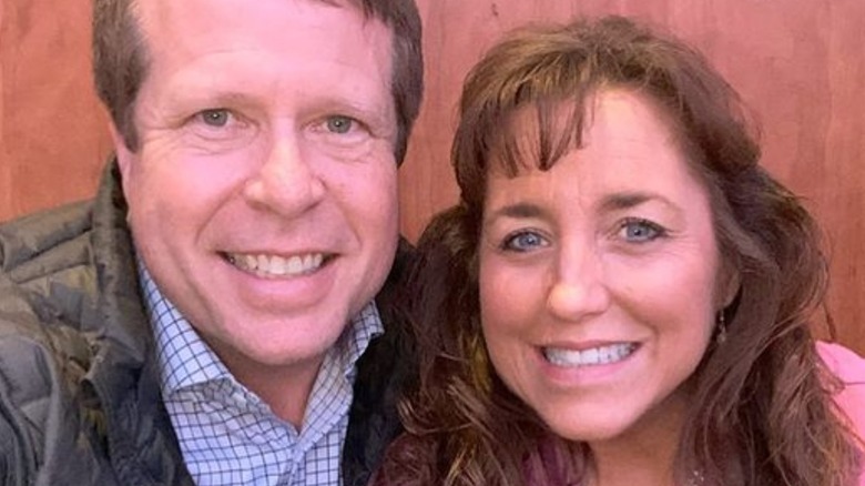 Jim Bob and Michelle Duggar smiling selfie