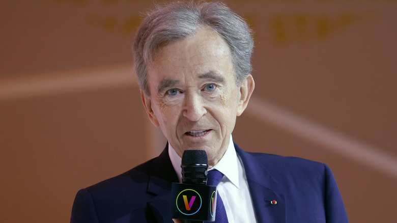 Bernard Arnault speaking