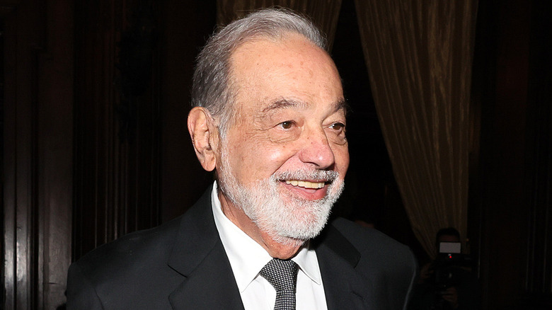 Carlos Slim Helu smiling