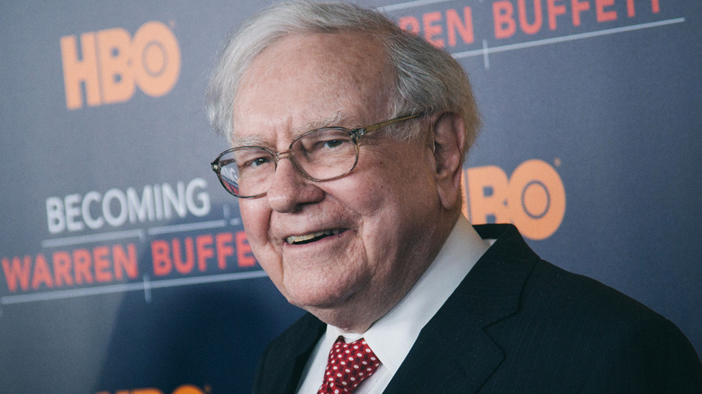 Warren Buffett smiling