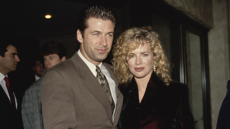 Alec Baldwin and Kim Basinger posing together