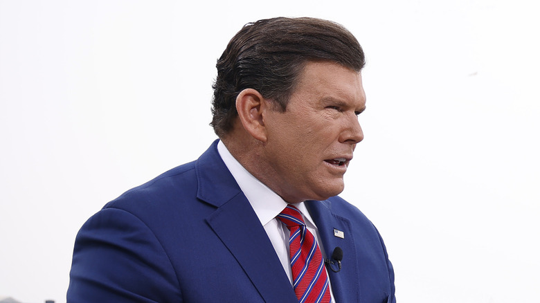 Bret Baier speaking on stage