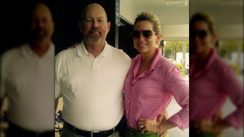 Shannon Bream poses with her dad.