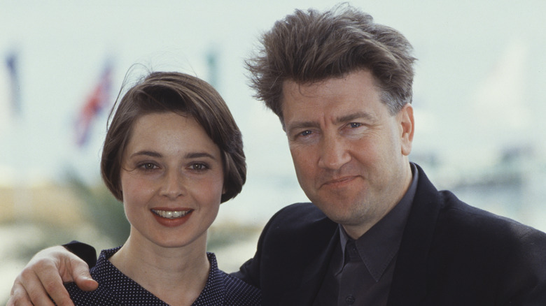 Isabella Rossellini and David Lynch smiling together