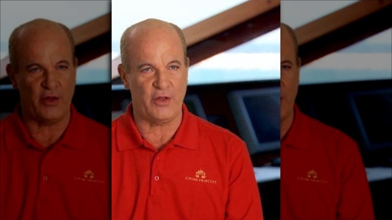 Captain Mark Howard speaking on Below Deck Mediterranean