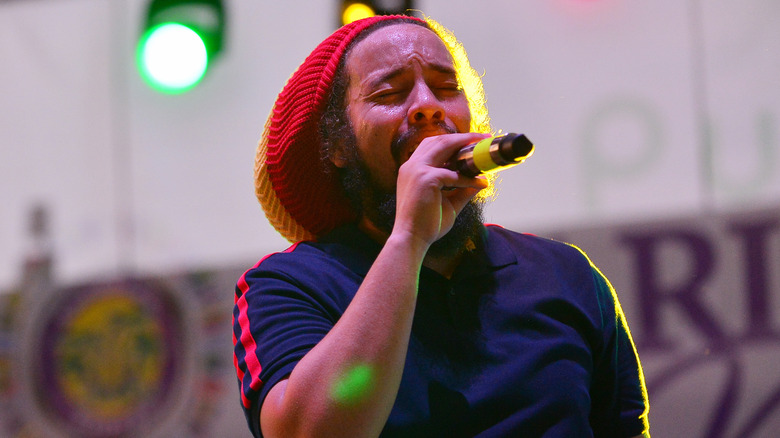 Joseph 'Jo Mersa' Marley performing