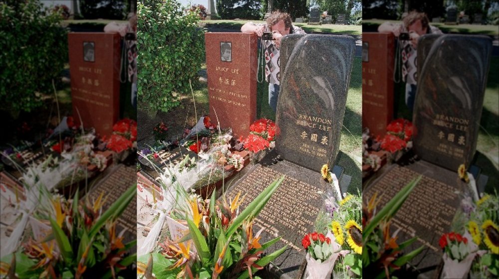 Resting place of Bruce and Brandon Lee