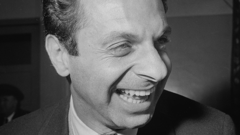 Mort Sahl smiling