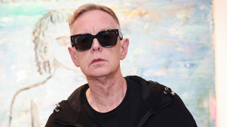 Andy Fletcher gazing in front