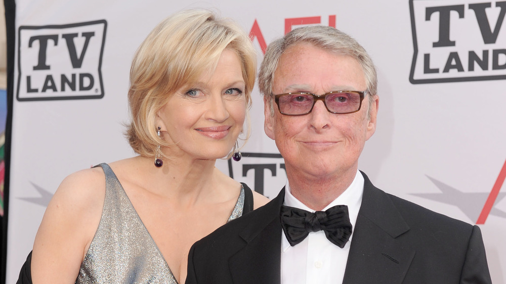 Diane Sawyer and Mike Nichols on red carpet