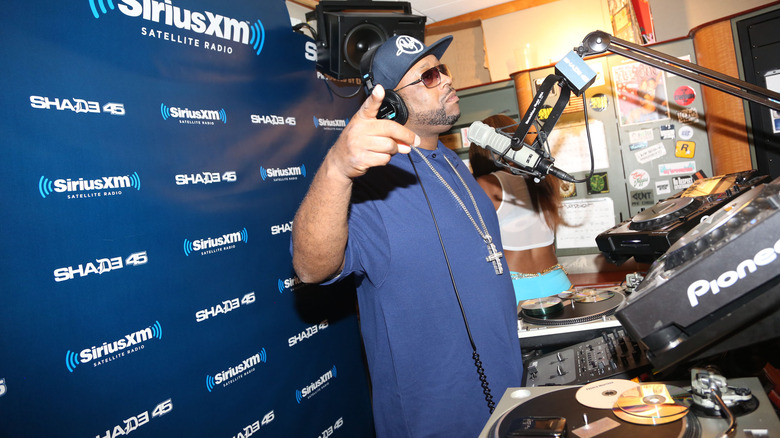 DJ Kay Slay attending SiriusXM Studios