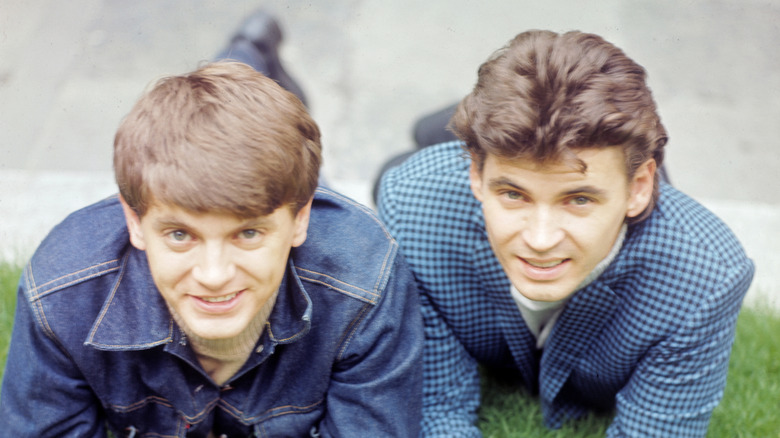 The Everly Brothers, Phil (left) and Don (right) in London, England, 1965