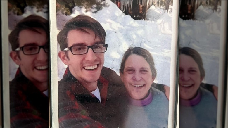 G-Eazy with his mother, Suzanne Olmsted. 