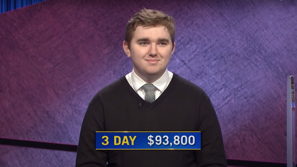 Brayden Smith competing on Jeopardy!