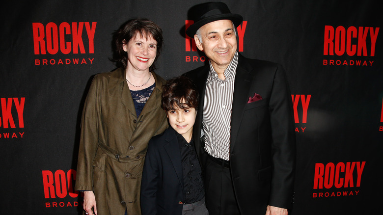 Ned Eisenberg with his wife and son