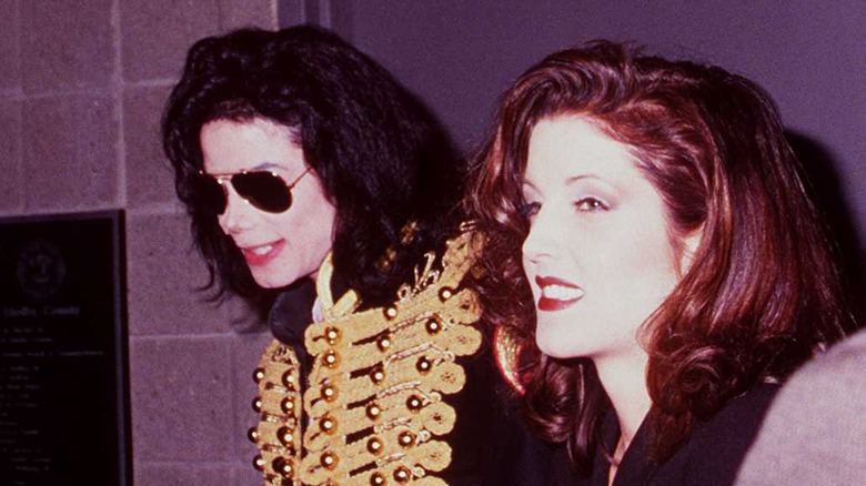 Michael Jackson and Lisa Marie Presley in 1994