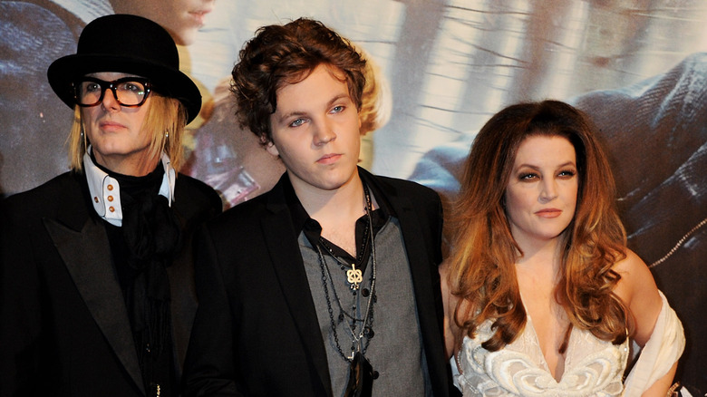 Lisa Marie Presley, Michael Lockwood and Benjamin Keough