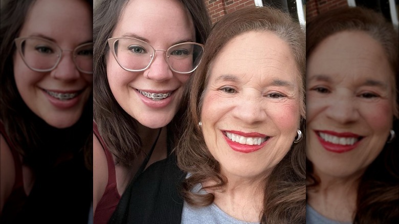 Whitney Thore and Barbara Thore smiling