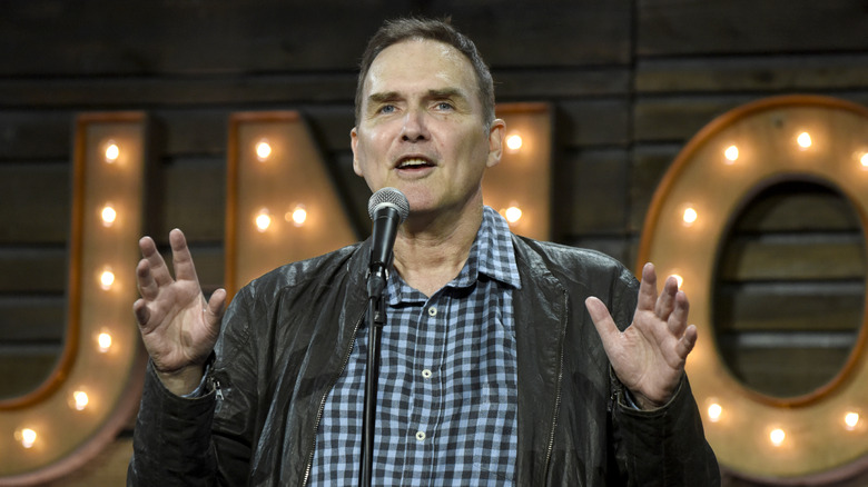 Norm Macdonald performing standup