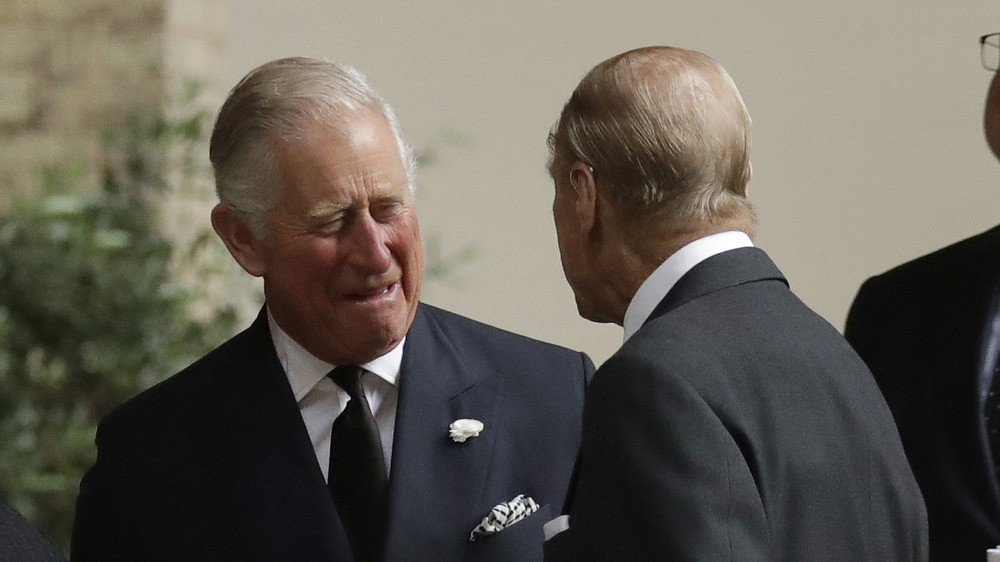 Prince Philip and Prince Charles