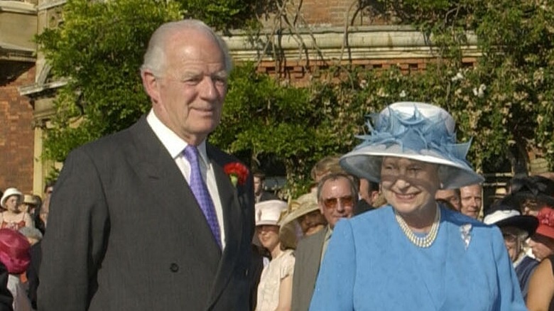 Queen Elizabeth with Timothy Colman