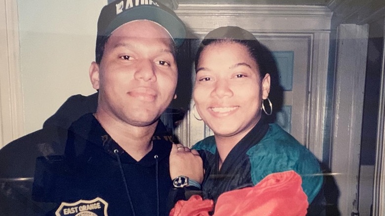 Queen Latifah and her brother Lance Owens Jr