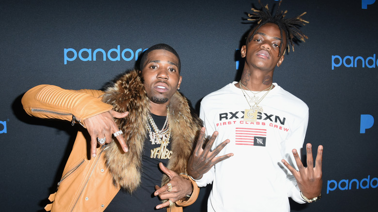 JayDaYoungan and YFN Lucci at a 2018 event