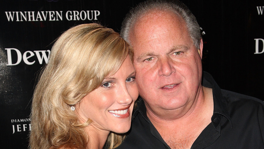 Rush Limbaugh embraces wife Kathryn
