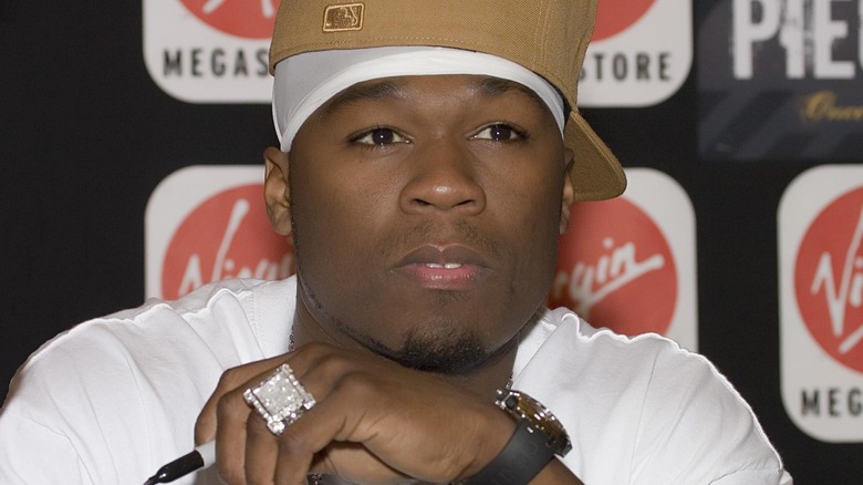 50 Cent posing 
