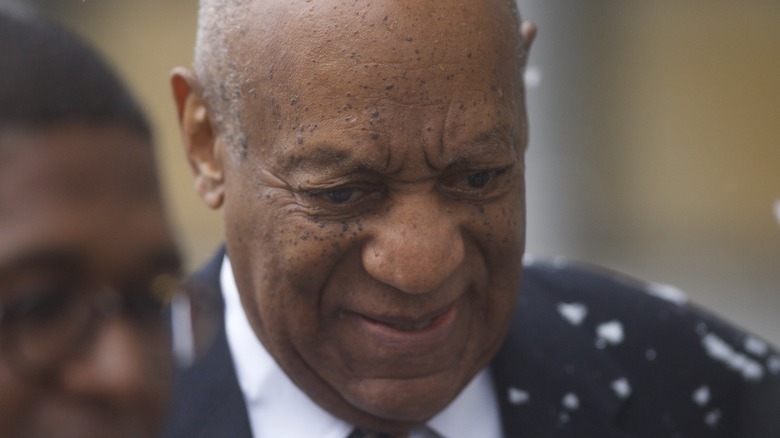 Bill Cosby looking dejected