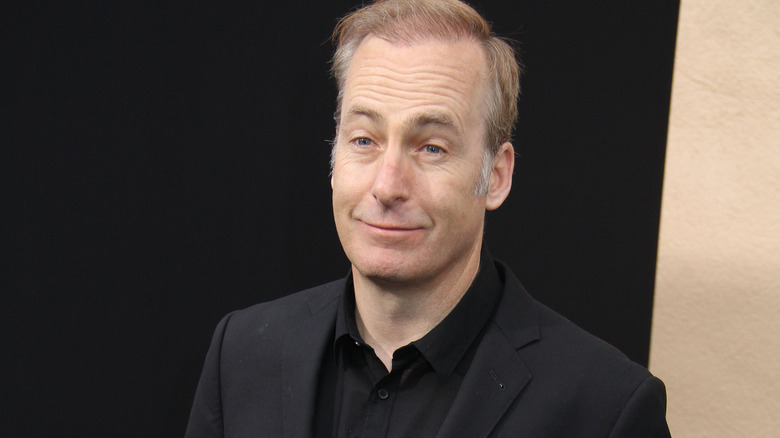 Bob Odenkirk at an event, grinning