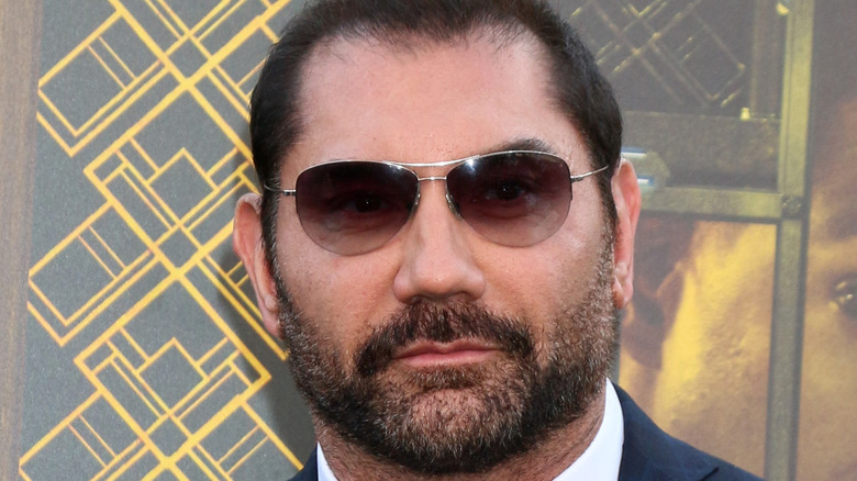 Dave Bautista posing