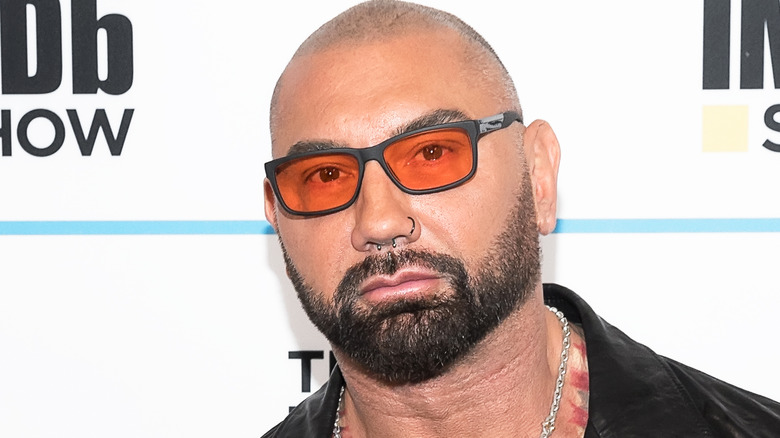 Dave Bautista posing