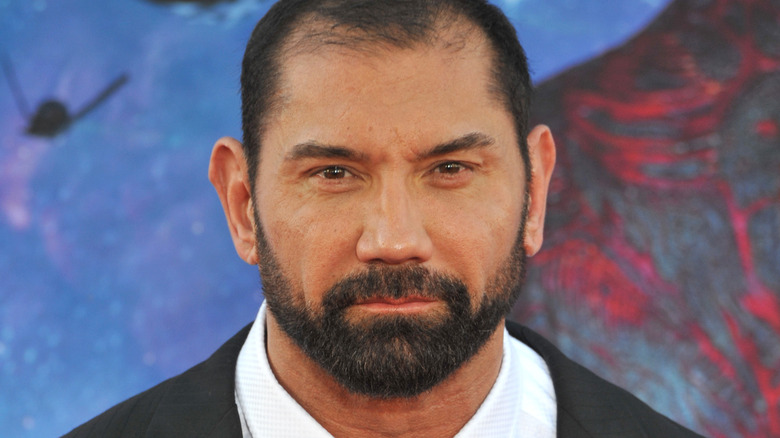 Dave Bautista posing