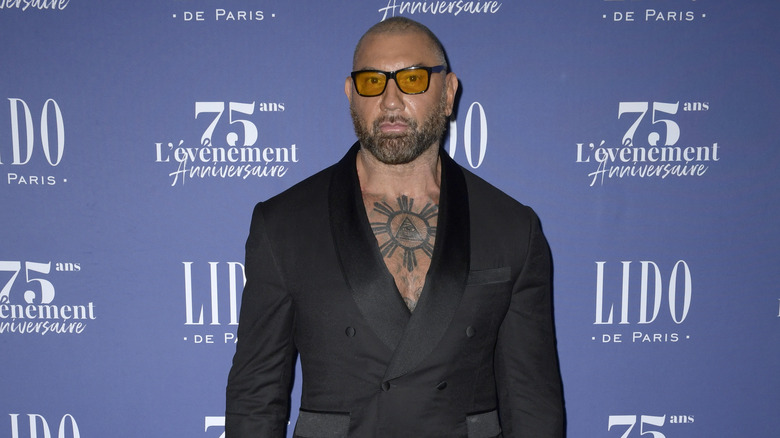 Dave Bautista posing