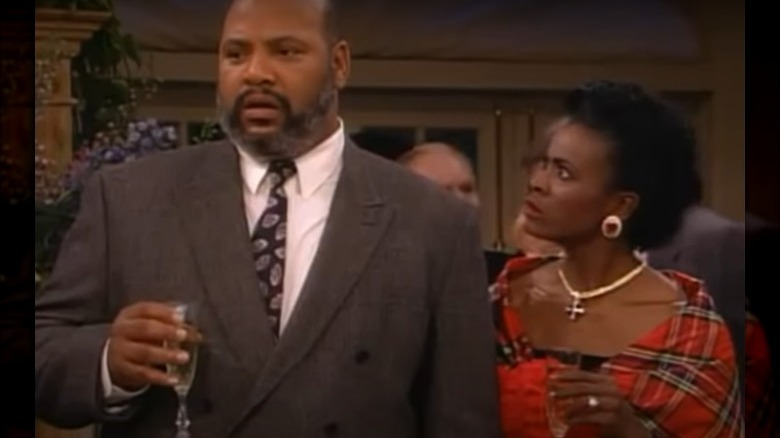 Uncle Phil and Aunt Viv in Fresh Prince screencap