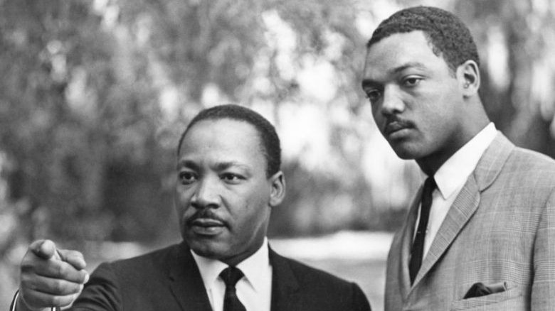 martin luther king pointing jesse jackson young