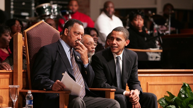 jesse jackson and barack obama talk