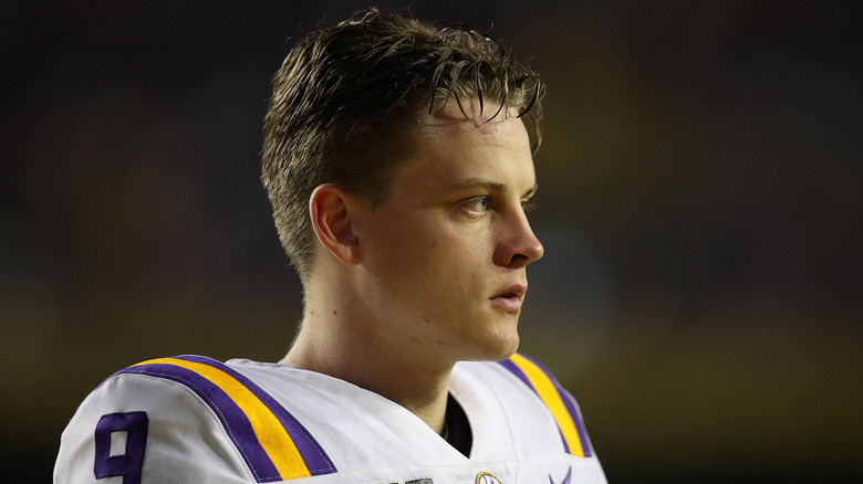 Joe Burrow looking sad