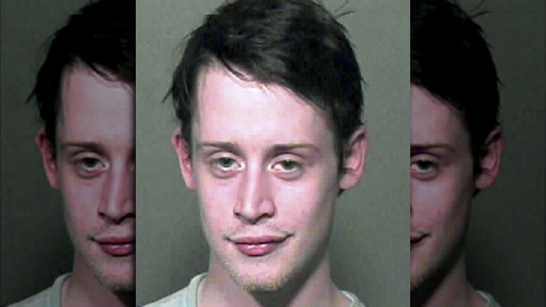 Macauley Culkin mug shot