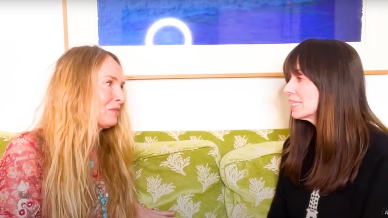 Chynna Phillips Baldwin and Mackenzie Phillips speaking together