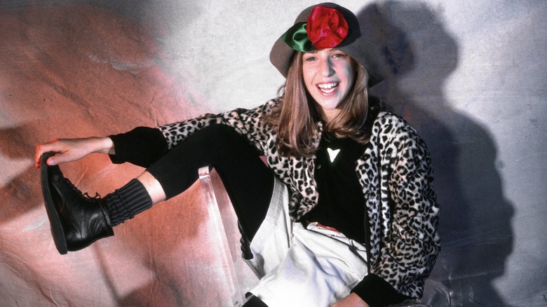 Mayim Bialik in a photo shoot for "Blossom"