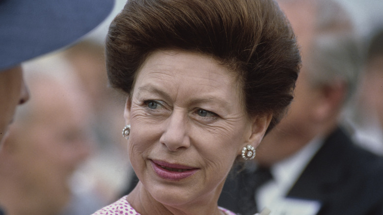 Princess Margaret with pink lipstick