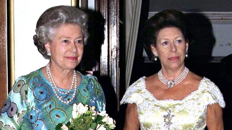 Princess Margaret and Queen Elizabeth