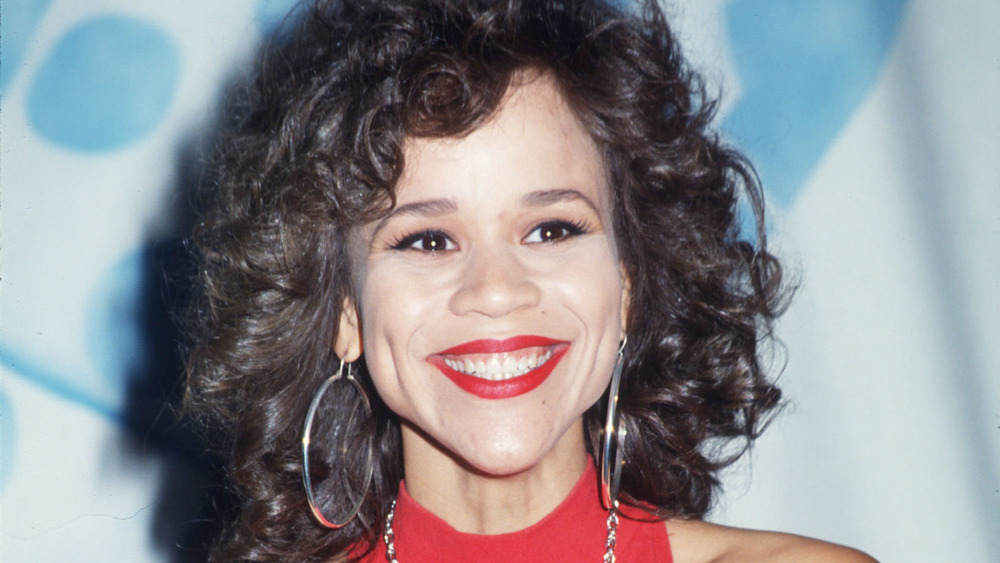 Rosie Perez smiling