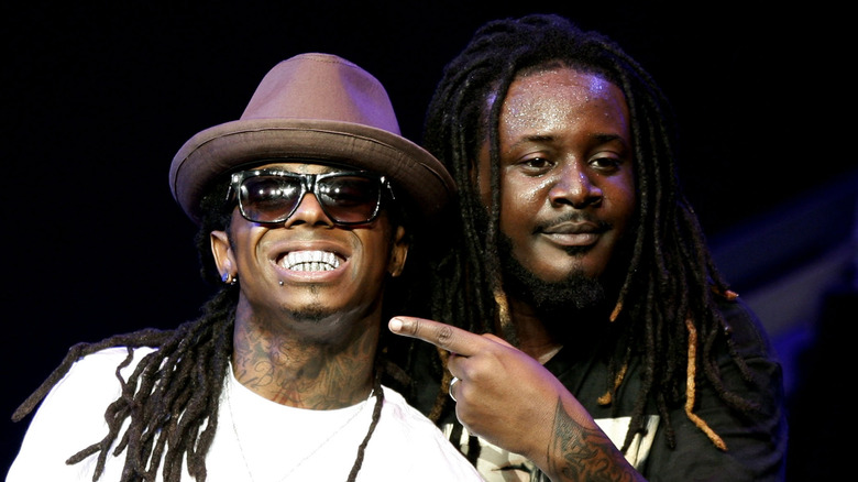 Lil Wayne and T-Pain performing in 2009